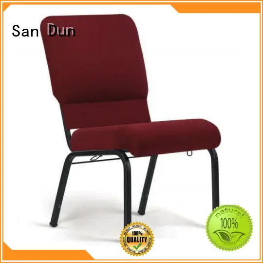 San Dun stainless steel dining chairs from China for church 1