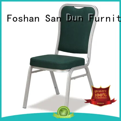 San Dun aluminium chair factory direct supply for hotel banquet 1