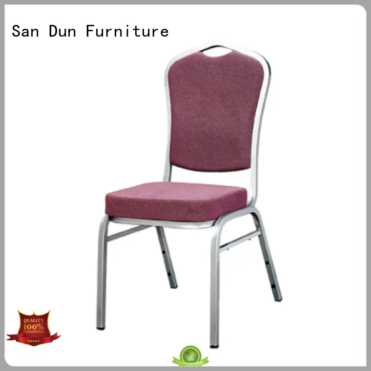 San Dun stackable aluminum chairs with good price for hotel banquet 1
