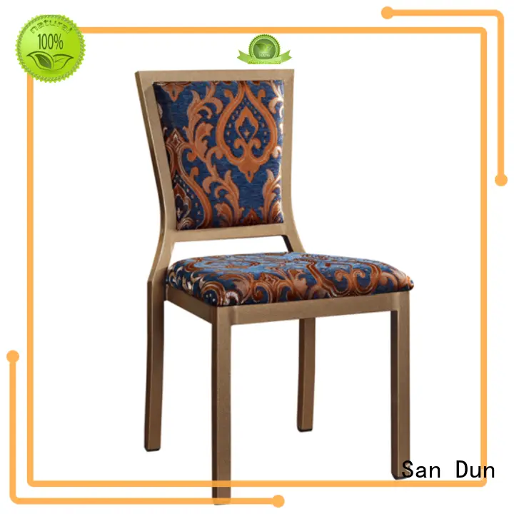 San Dun best price stackable aluminum chairs company for hotel banquet 1