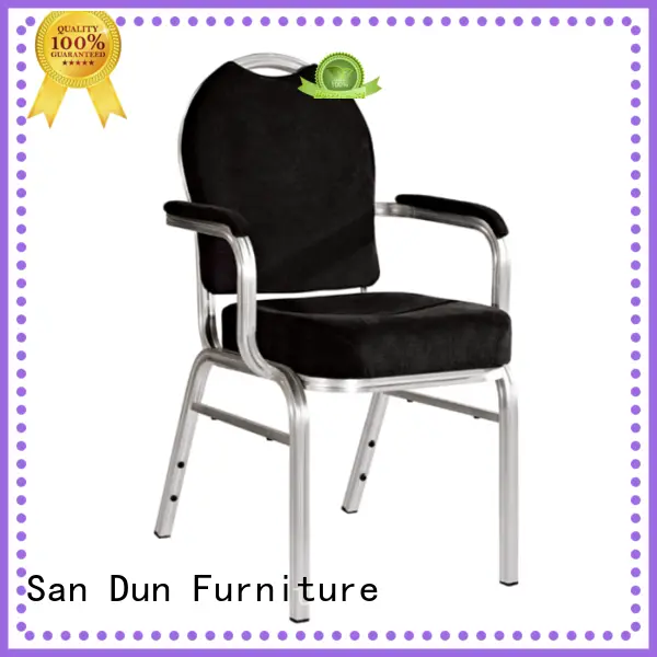 San Dun stackable aluminum patio chairs directly sale for coffee shop 1