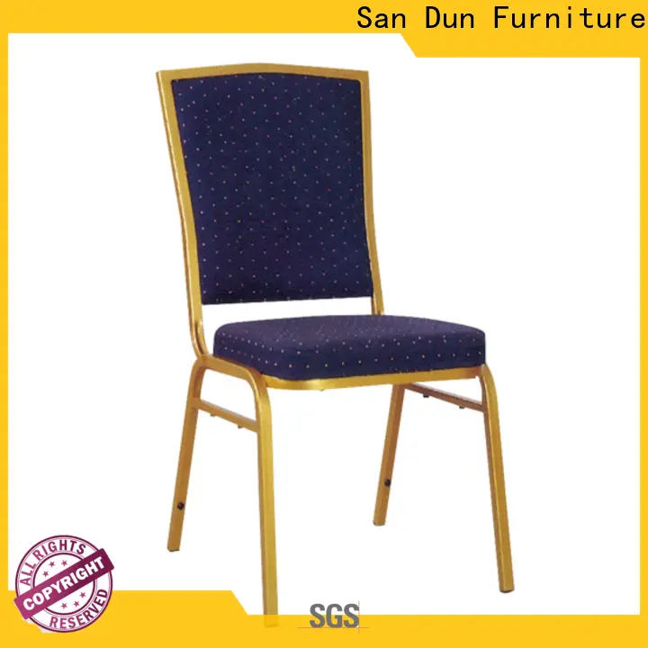 high-quality metal chairs with cushions from China for sale 1