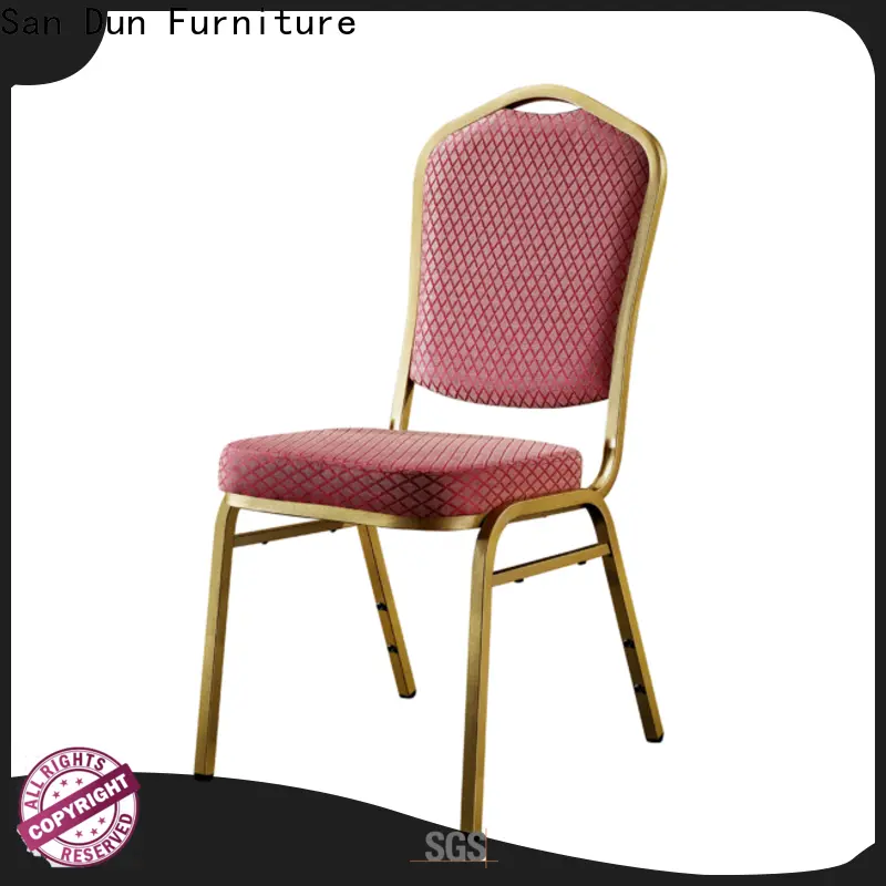 San Dun top quality brushed steel dining chairs manufacturer for cafes 1