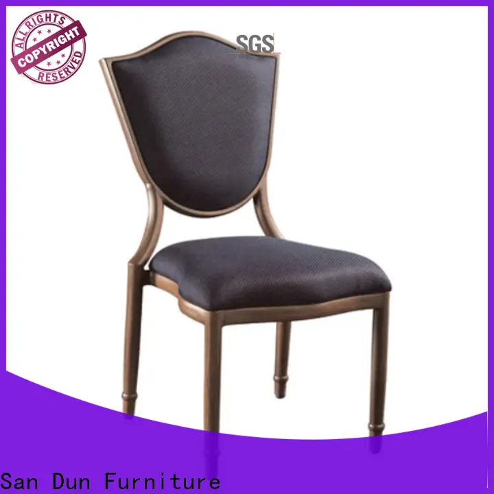 San Dun black steel chairs suppliers for restaurant 1
