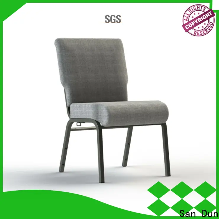San Dun cheap stainless steel dining chairs series for cafes 1