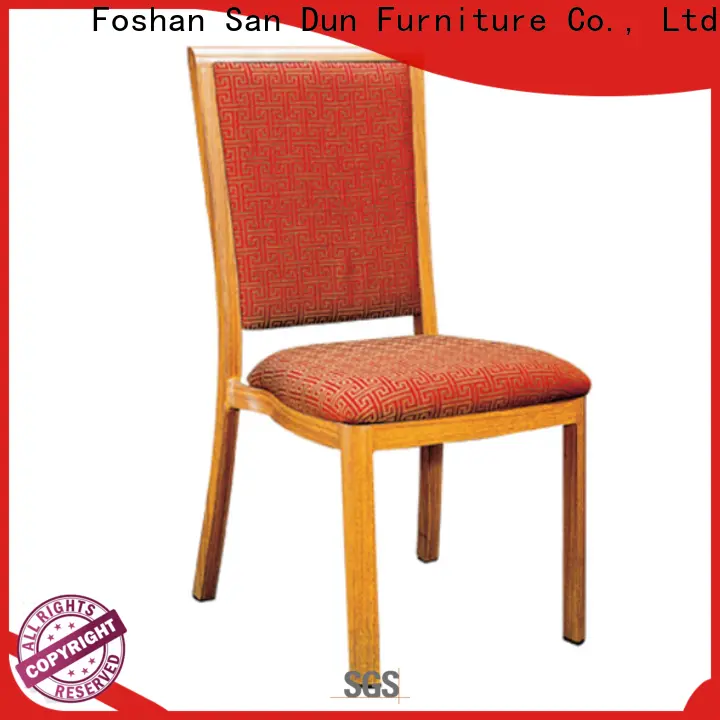 San Dun wooden chair with fabric seat from China for dining 1