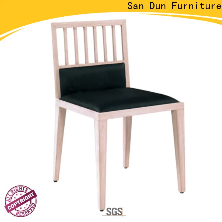 San Dun high quality black wood dining chairs factory direct supply for sale 1