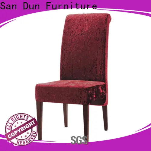 San Dun high-quality wood dining chairs with upholstered seats factory for restaurant 1