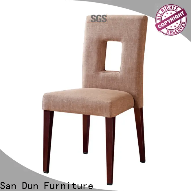 San Dun banquet easy chair wooden furniture best supplier for sale 1