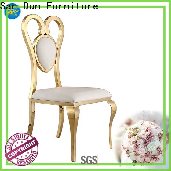 San Dun stainless steel lounge chair best manufacturer for restaurant 1