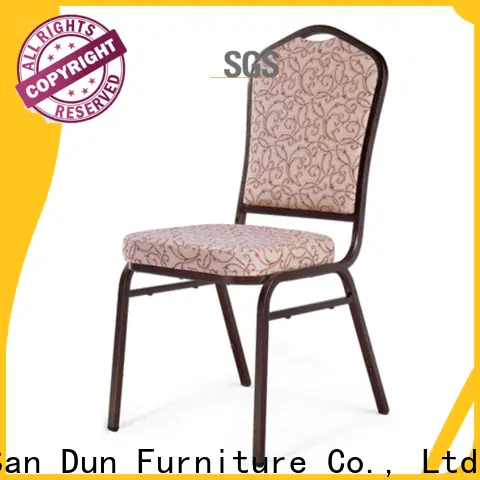 San Dun hot selling steel chair with cushion with good price for restaurant 1