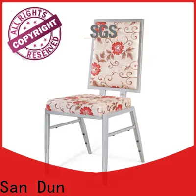 San Dun best price modern steel dining chairs suppliers for restaurant 1