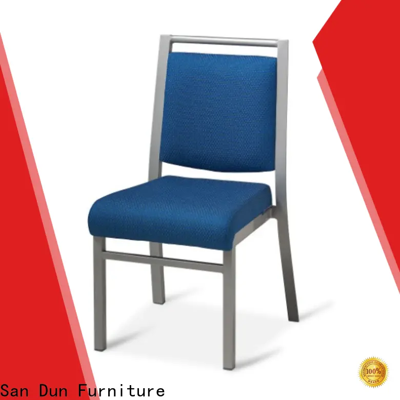 San Dun stackable aluminum chairs factory for hotel banquet 1