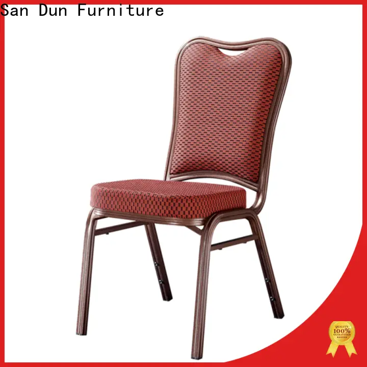 San Dun stackable aluminum chairs from China for conference 1