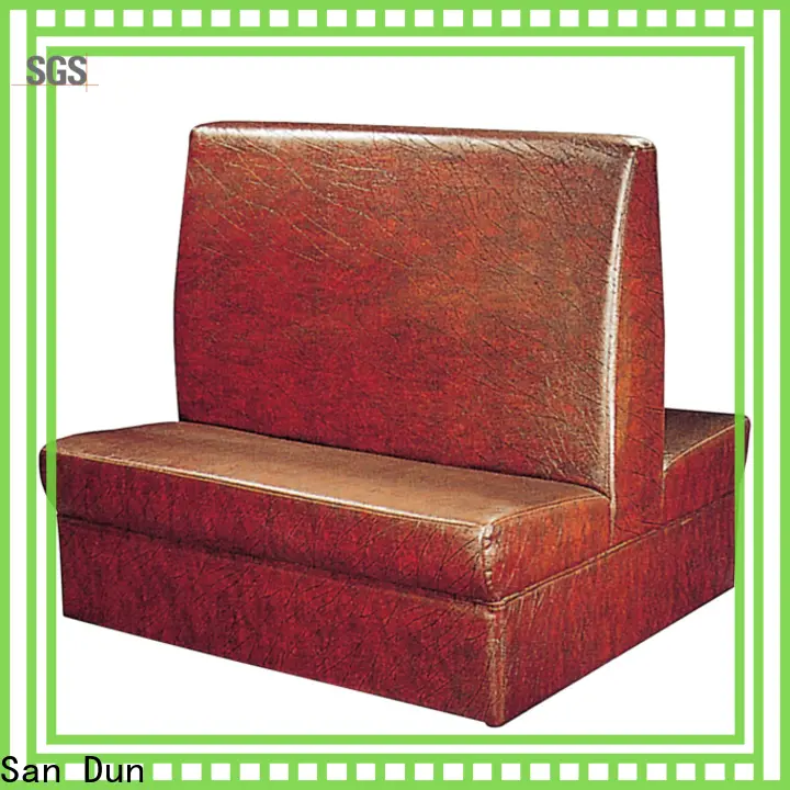 San Dun worldwide coffee brown sofa factory for restaurant 1