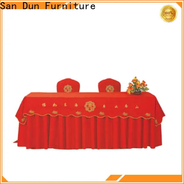 San Dun banquet tablecloths and skirts factory bulk buy 1