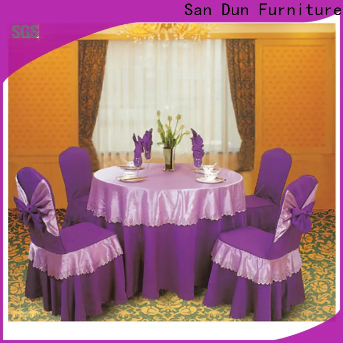 San Dun best price cheap table covers for wedding reception factory bulk buy 1