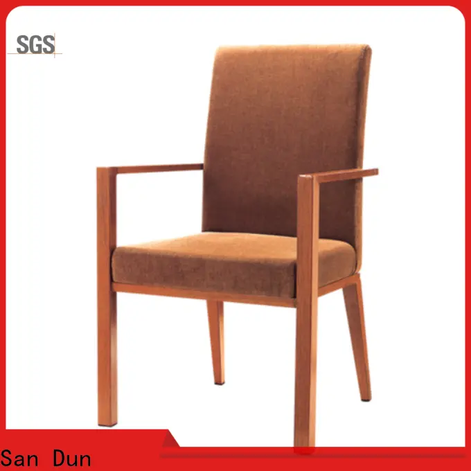 San Dun wooden chair with fabric seat factory direct supply bulk buy 1