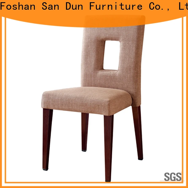San Dun ya003 wooden chair with fabric seat supplier for promotion 1