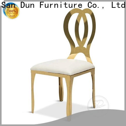 San Dun latest stainless steel chairs designs directly sale for hotel 1
