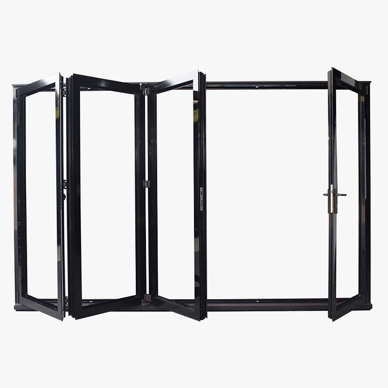 Custom Colorful Aluminium Frame Folding Patio Doors 1