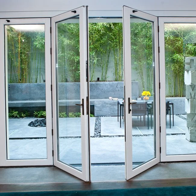 Custom Aluminium Frame French Swing Doors 1
