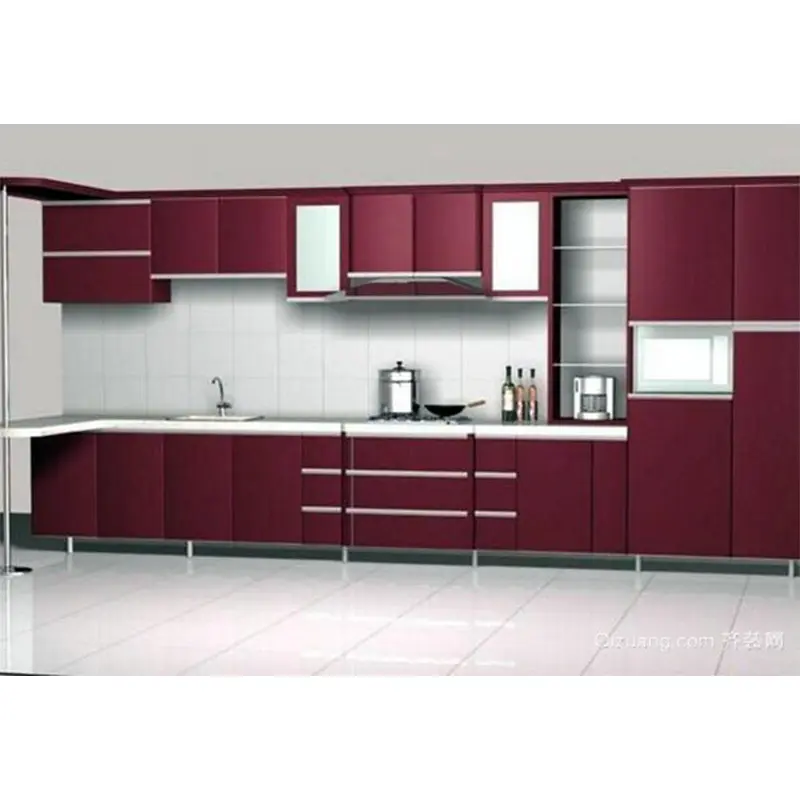 China Customized Colorful Aluminium Kitchen Cabinets China Digah Company Brand 2