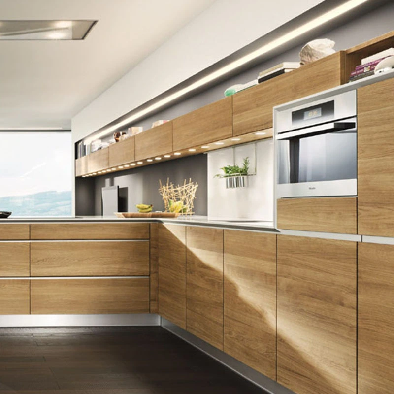 Customized Different Designs of Melamine Kitchen Cabinets 1