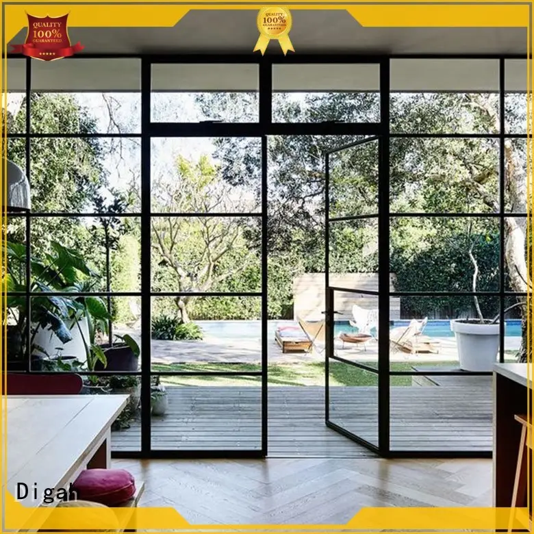 french aluminium door colorful patio Digah company 1