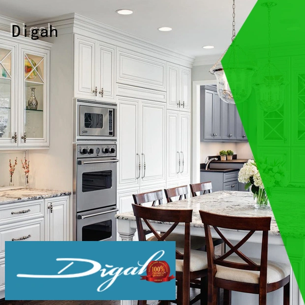 Quality Digah Brand gloss different black kitchen cabinets 1