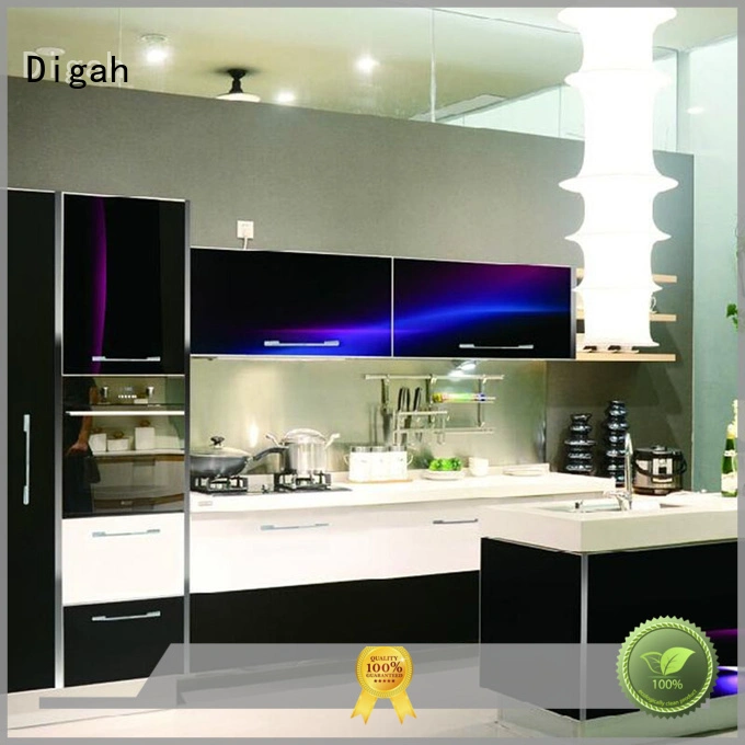 uv customized popular Digah Brand custom built kitchen cabinets factory 1