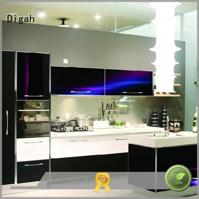 custom built kitchen cabinets uv steel black kitchen cabinets melamine Digah Brand 1