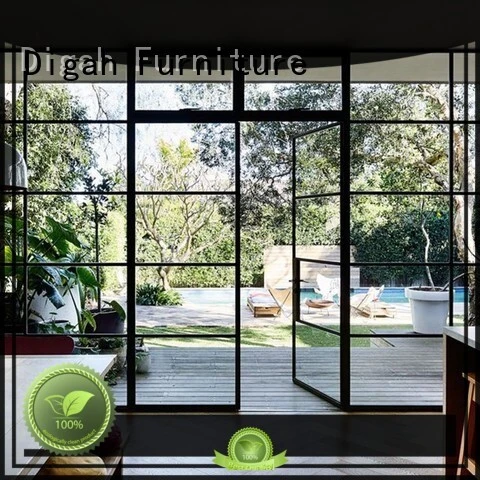 french frame swinging aluminium folding door Digah Brand 1
