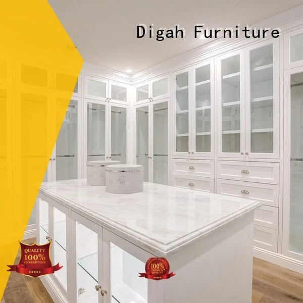 wardrobe closet with shelves Assemble Easily sliding door Digah Brand wooden wardrobe 1
