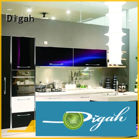 Digah Brand acrylic melamine custom custom built kitchen cabinets 1