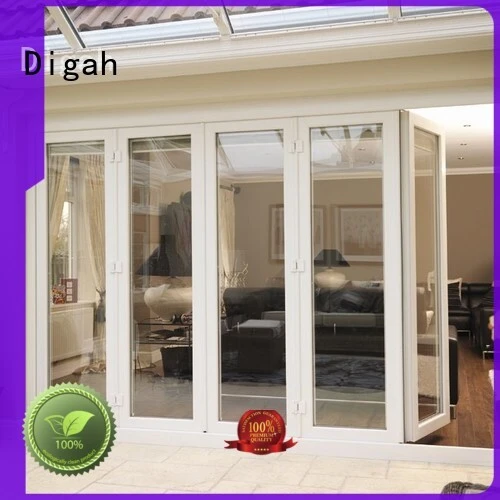 Quality Digah Brand aluminium folding door tempered 1