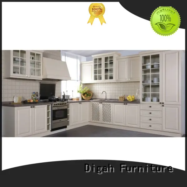 aluminium stainless Digah Brand custom built kitchen cabinets 1