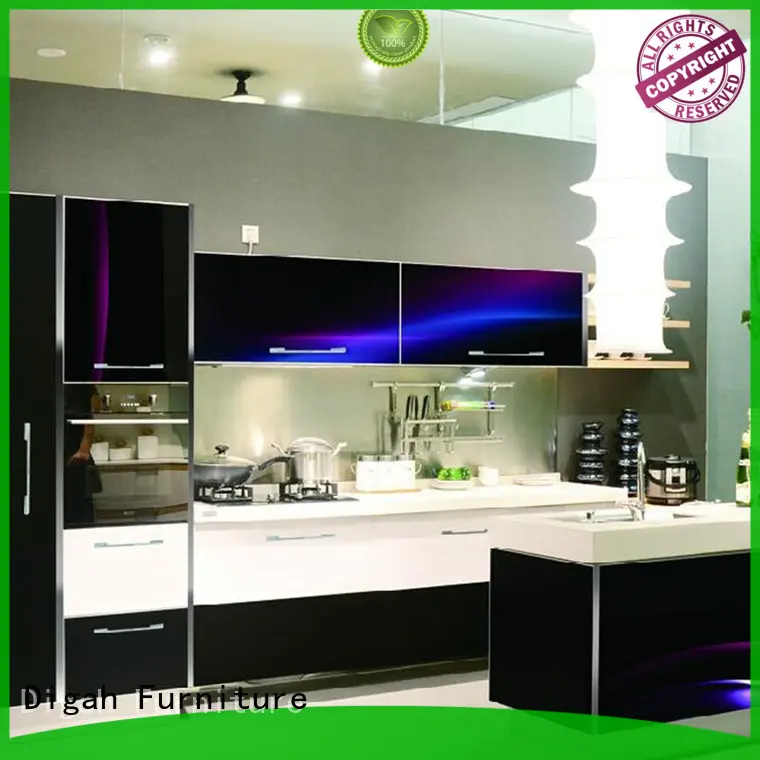 uv colorful Digah Brand custom built kitchen cabinets 1