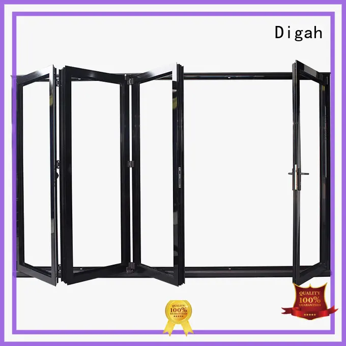Digah Brand french latest aluminium folding door customized 1