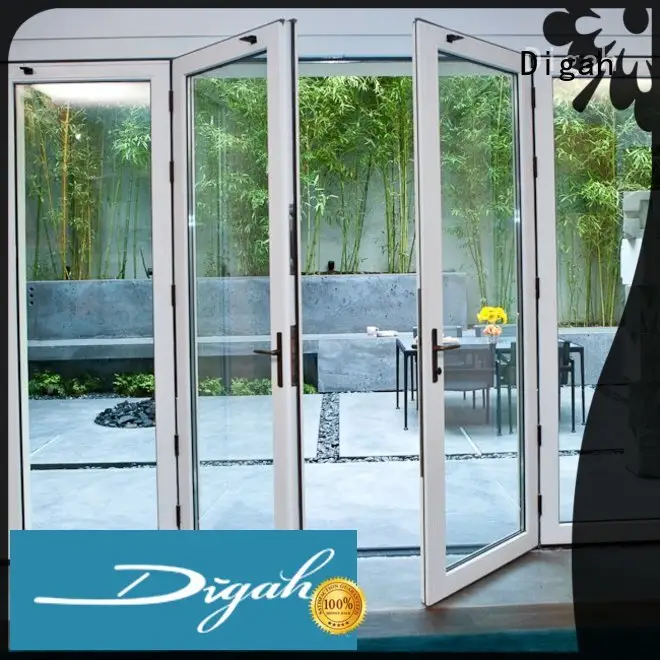 Digah Brand frame aluminium door swing factory 1
