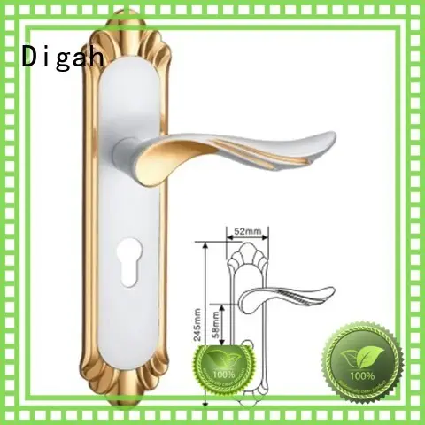 Digah Brand wooden electronic bedroom door lock fingerprint factory 1