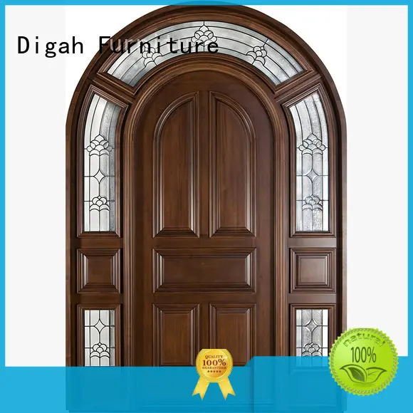 Digah Brand laminate solid wood doors pvc factory 1