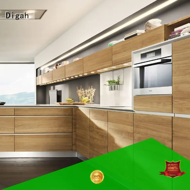 colorful gloss black kitchen cabinets lacquer Digah Brand company 1