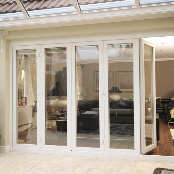 aluminium folding door patio folding glass Warranty Digah 2