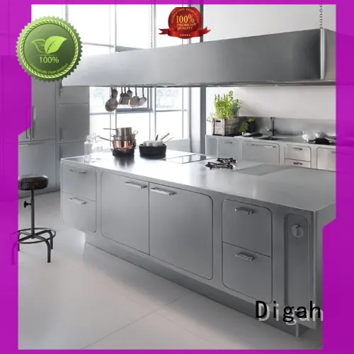 newest solid custom built kitchen cabinets gloss Digah company 1