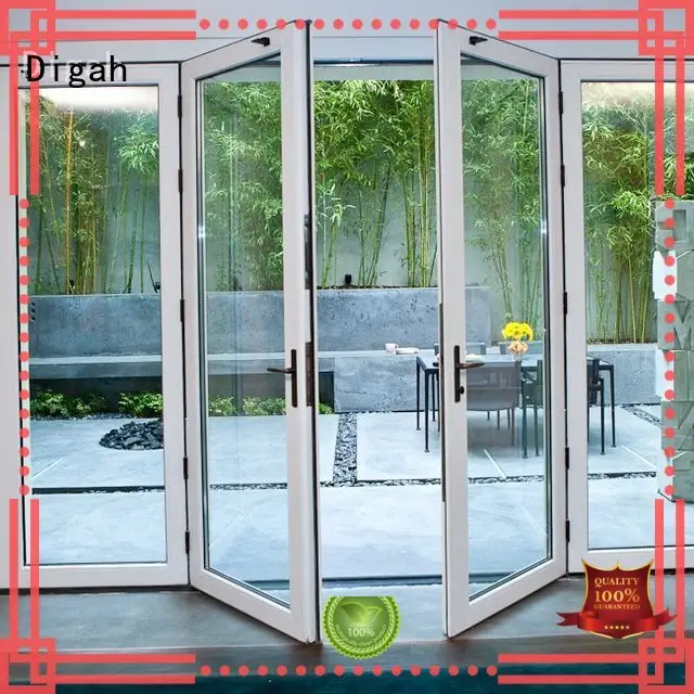 aluminium folding door tempered french Digah Brand company 1