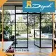 Digah Brand commercial tempered aluminium folding door glass 1