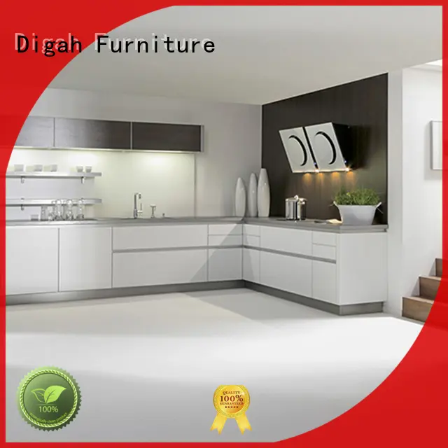 customized luxury Digah Brand black kitchen cabinets 1