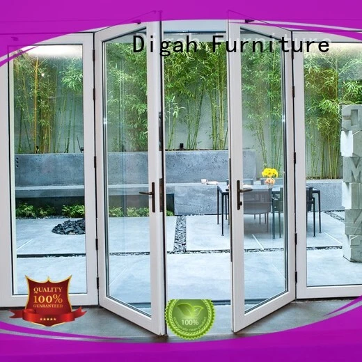 aluminium folding door colorful commercial popular Warranty Digah 1