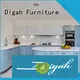 Digah Brand solid aluminium different gloss black kitchen cabinets 1